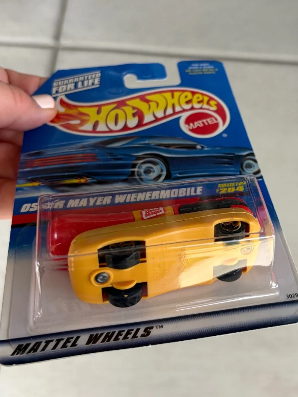 Hot Wheels Oscar Mayer Wienermobile #204 – Vintage Mattel Die-Cast – New Sealed